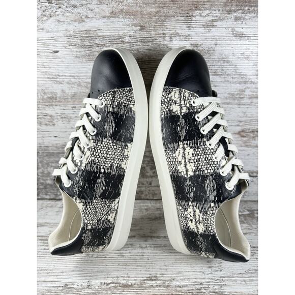 Women's Tory Burch Howell Court Black/White Sneakers Sz 9M EXCELLENT SHAPE! - Picture 6 of 10